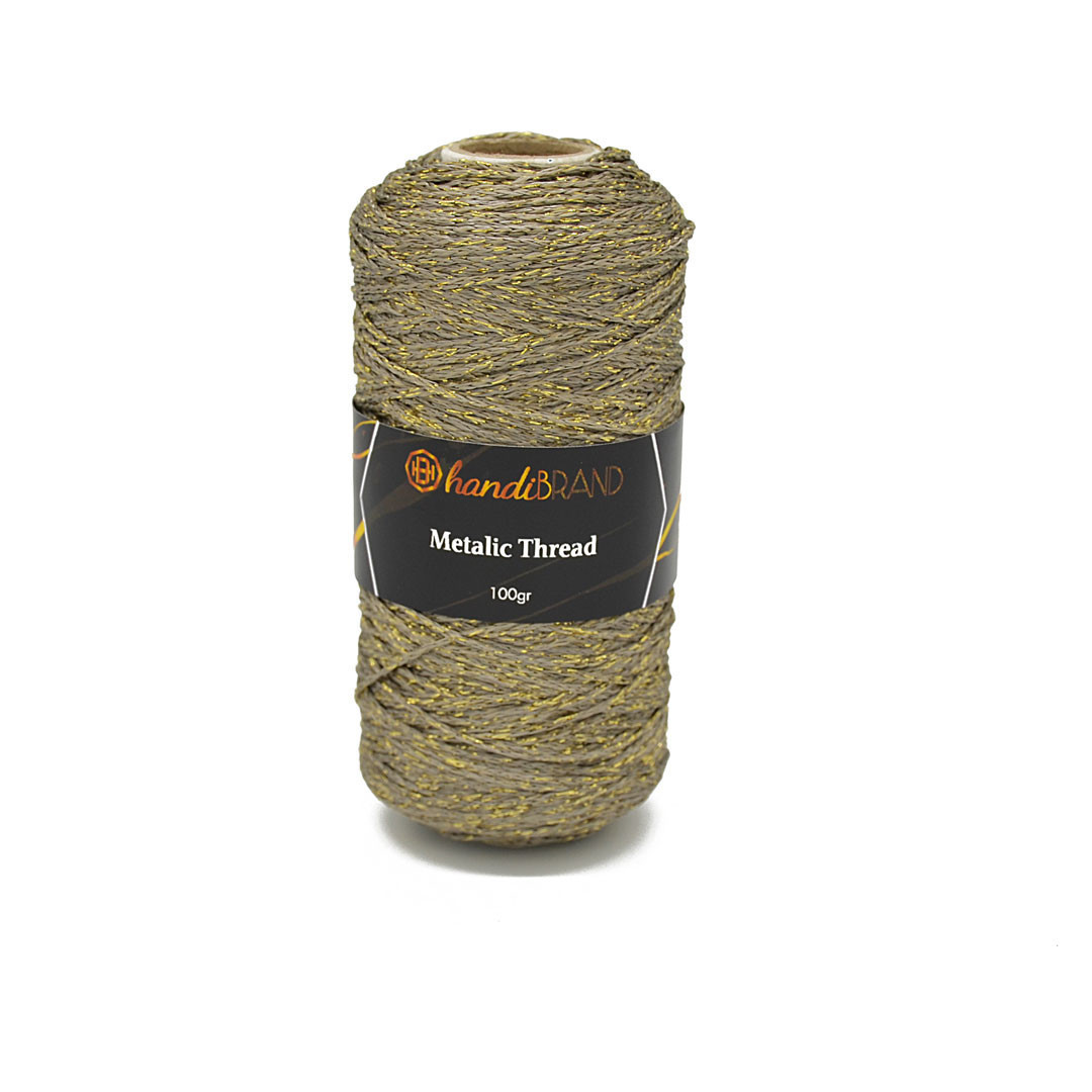 MET/THR-40 - Metallic Sand Beige-40